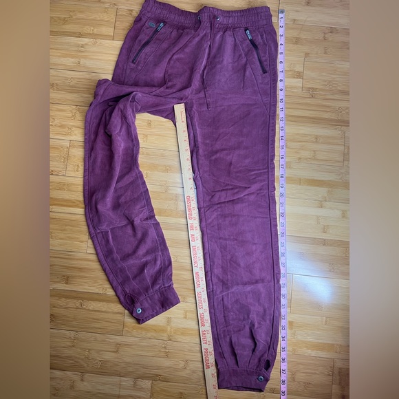 edc Since 98 womens maroon Drawstring Casual button hem pants w/pocket|SZ:32 Reg - Picture 5 of 16